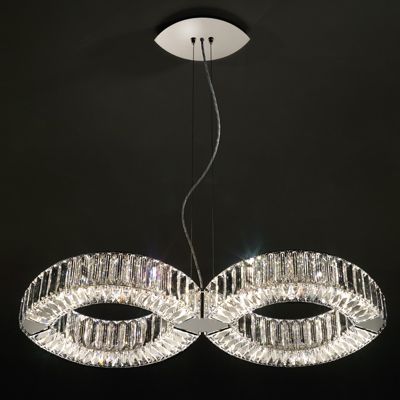 Eyris Duo Pendant by Swarovski - Starlight Lighting USA and Canada